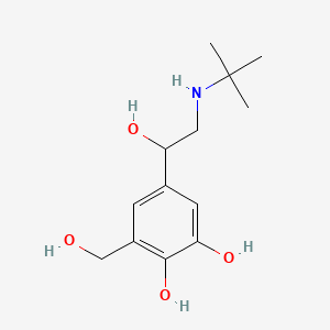 alpha(((1,1-Dimethylethyl)amino)methyl)-4,5-dihydroxy-1,3-benzenedimethanol