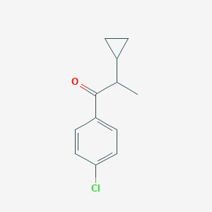 1-(4-Chlorophenyl)-2-cyclopropylpropan-1-one