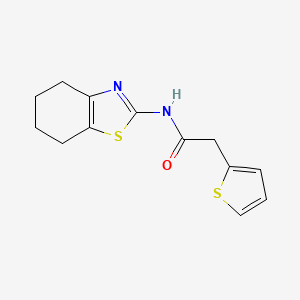 molecular formula C13H14N2OS2 B5864073 N-(4,5,6,7-tetrahydro-1,3-benzothiazol-2-yl)-2-(thiophen-2-yl)acetamide 