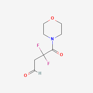3,3-Difluoro-4-(morpholin-4-yl)-4-oxobutanal