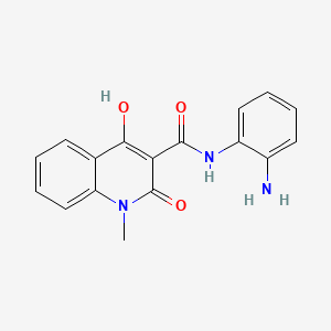 N-(2-aminophenyl)-4-hydroxy-1-methyl-2-oxo-1,2-dihydroquinoline-3-carboxamide
