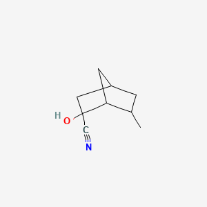2-Hydroxy-6-methylbicyclo[2.2.1]heptane-2-carbonitrile