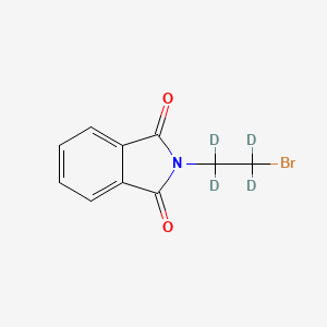 molecular formula C10H8BrNO2 B586419 N-(2-Bromoethyl-d4)phthalimide 