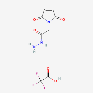 2-(2,5-Dioxo-2,5-dihydro-1H-pyrrol-1-yl)acetohydrazide 2,2,2-trifluoroacetate