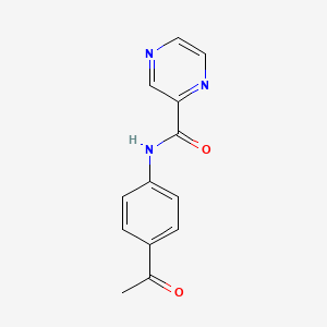 molecular formula C13H11N3O2 B5864264 N-(4-acetylphenyl)pyrazine-2-carboxamide 