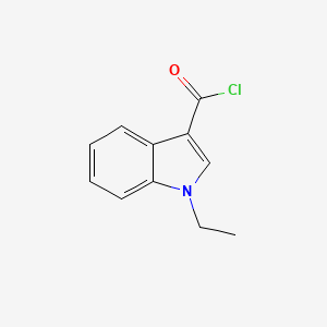 molecular formula C11H10ClNO B586428 1-Ethyl-1h-indole-3-carbonyl chloride CAS No. 148317-27-5