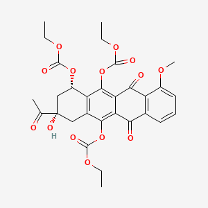 6,10,11-Triethylcarbonate Daunomycinone