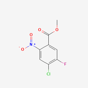 molecular formula C8H5ClFNO4 B586450 Methyl 4-chloro-5-fluoro-2-nitrobenzoate CAS No. 1113049-81-2