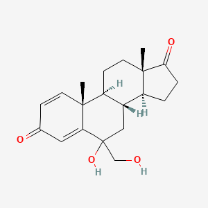 6-Hydroxy-6-(hydroxymethyl)androsta-1,4-diene-3,17-dione