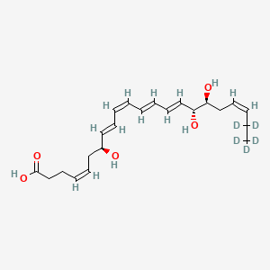 molecular formula C22H32O5 B586486 Resolvin D2-d5 