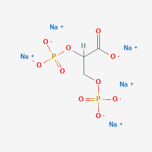 molecular formula C3H3Na5O10P2 B586496 2,3-Diphosphoglyceric acid pentasodium CAS No. 1287756-01-7