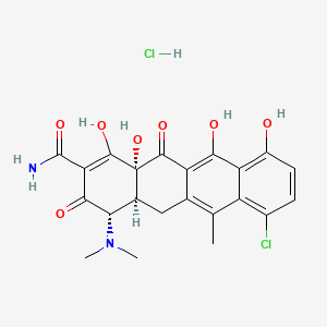 molecular formula C22H22Cl2N2O7 B586503 Anhydro Chlortetracycline Hydrochloride CAS No. 65490-24-6