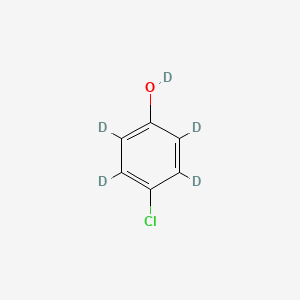 molecular formula C6H5ClO B586522 4-Chlorophenol-2,3,5,6-D4,OD CAS No. 344298-84-6