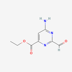 Ethyl 6-amino-2-formylpyrimidine-4-carboxylate