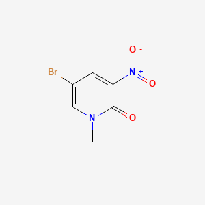 5-Bromo-1-methyl-3-nitropyridin-2(1H)-one