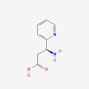 molecular formula C8H10N2O2 B586541 (S)-3-Amino-3-(pyridin-2-YL)propanoic acid CAS No. 149196-85-0