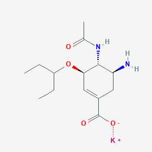 molecular formula C14H23KN2O4 B586559 Oseltamivir Acid Potassium Salt CAS No. 1363339-68-7