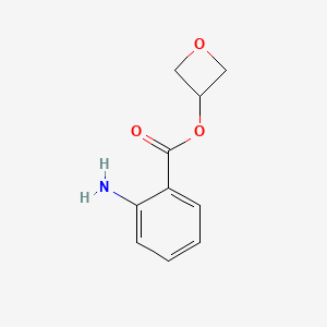 molecular formula C10H11NO3 B586564 Oxetan-3-yl 2-aminobenzoate CAS No. 151695-64-6