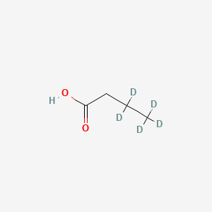 molecular formula C4H8O2 B586580 Butyric-3,3,4,4,4-D5 acid CAS No. 156779-02-1
