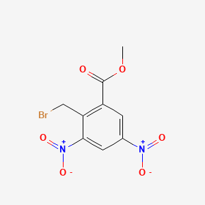 molecular formula C9H7BrN2O6 B586583 2-(溴甲基)-3,5-二硝基苯甲酸甲酯 CAS No. 153754-31-5