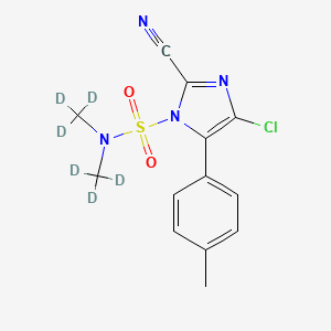 molecular formula C13H13ClN4O2S B586588 Cyazofamid-d6 CAS No. 1794756-25-4