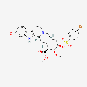 molecular formula C29H33BrN2O7S B586596 p-Bromobenzenesulfonate Reserpic Acid Methyl Ester CAS No. 1262-67-5