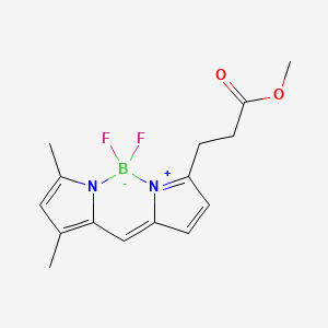 molecular formula C15H17BF2N2O2 B586605 3-Bodipy-propanoic Acid Methyl Ester CAS No. 1242057-00-6