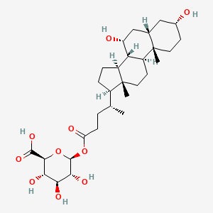 Chenodeoxycholic Acid 24-Acyl-|A-D-glucuronide