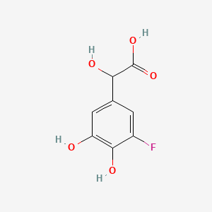 (3-Fluoro-4,5-dihydroxyphenyl)(hydroxy)acetic acid