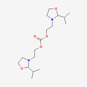 molecular formula C17H32N2O5 B586610 bis[2-(2-propan-2-yl-1,3-oxazolidin-3-yl)ethyl] carbonate CAS No. 145899-78-1