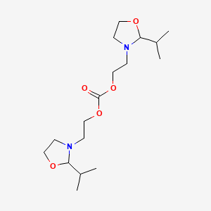 molecular formula C17H32N2O5 B586610 3-Oxazolidineethanol, 2-(1-methylethyl)-, 3,3'-carbonate CAS No. 145899-78-1