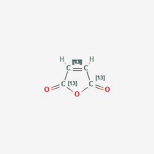 molecular formula C4H2O3 B586619 Maleic anhydride-13C4 CAS No. 1161736-58-8