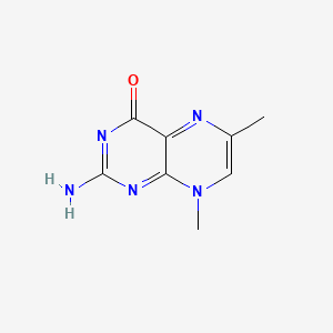 B586621 6,8-Dimethylpterin CAS No. 144533-67-5