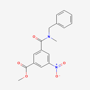 molecular formula C17H16N2O5 B5866384 Methyl 3-[benzyl(methyl)carbamoyl]-5-nitrobenzoate 