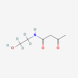 beta-(N-Acetoacetylamino)ethanol-d4