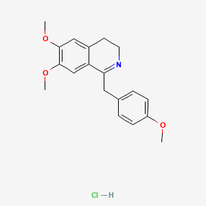 3,4-Dihydro-6,7-dimethoxy-1-(p-methoxybenzyl)isoquinoline Hydrochloride
