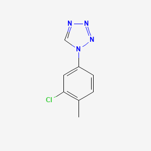 molecular formula C8H7ClN4 B5866597 1-(3-Chloro-4-methyl-phenyl)-1H-tetrazole 