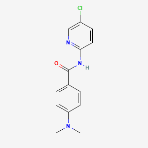 molecular formula C14H14ClN3O B5866643 N-(5-chloropyridin-2-yl)-4-(dimethylamino)benzamide 