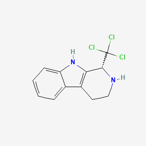 molecular formula C12H11Cl3N2 B586666 (1R)-1-(三氯甲基)-2,3,4,9-四氢-1H-β-咔啉 CAS No. 175779-27-8