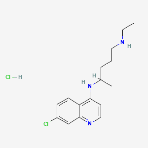 molecular formula C16H23Cl2N3 B586674 N-Desethyl Chloroquine Hydrochloride CAS No. 4298-11-7
