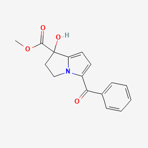 molecular formula C16H15NO4 B586681 rac 1-Hydroxy Ketorolac Methyl Ester CAS No. 1391051-90-3
