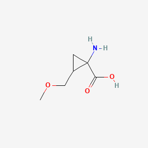 1-Amino-2-(methoxymethyl)cyclopropane-1-carboxylic acid