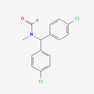 molecular formula C15H13Cl2NO B5866934 N-[bis(4-chlorophenyl)methyl]-N-methylformamide 
