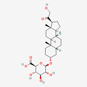 Tetrahydro 11-Deoxycorticosterone 3|A-|A-D-Glucuronide