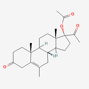 molecular formula C24H34O4 B586721 4,7-Dihydro Megestrol Acetate CAS No. 14994-27-5