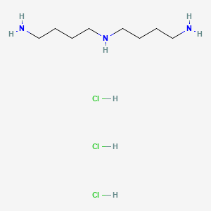 molecular formula C8H24Cl3N3 B586725 sym-Homo Spermidine Trihydrochloride CAS No. 189340-78-1