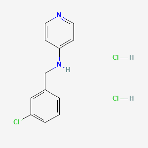 B586727 (3-Chlorobenzyl)pyridin-4-ylamine dihydrochloride CAS No. 149895-54-5