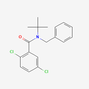 molecular formula C18H19Cl2NO B5867481 N-benzyl-N-tert-butyl-2,5-dichlorobenzamide 