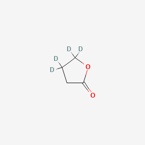 molecular formula C4H6O2 B586769 gamma-Butyrolactone-d4 CAS No. 1224441-94-4