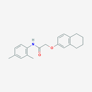 molecular formula C20H23NO2 B5867791 N-(2,4-dimethylphenyl)-2-(5,6,7,8-tetrahydronaphthalen-2-yloxy)acetamide CAS No. 591226-56-1